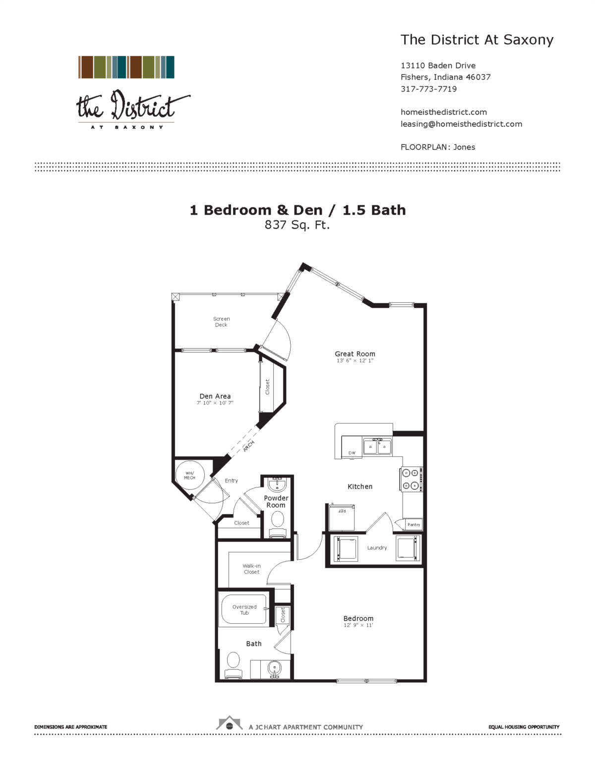 Jones floor plan